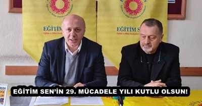 EĞİTİM SEN’İN 29. MÜCADELE YILI KUTLU OLSUN!