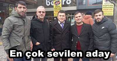 En çok sevilen aday 