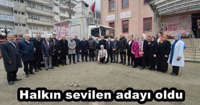 Halkın sevilen adayı oldu