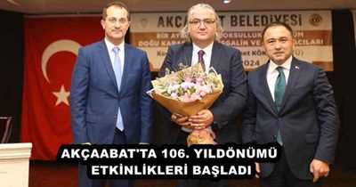 AKÇAABAT'TA 106. YILDÖNÜMÜ ETKİNLİKLERİ BAŞLADI