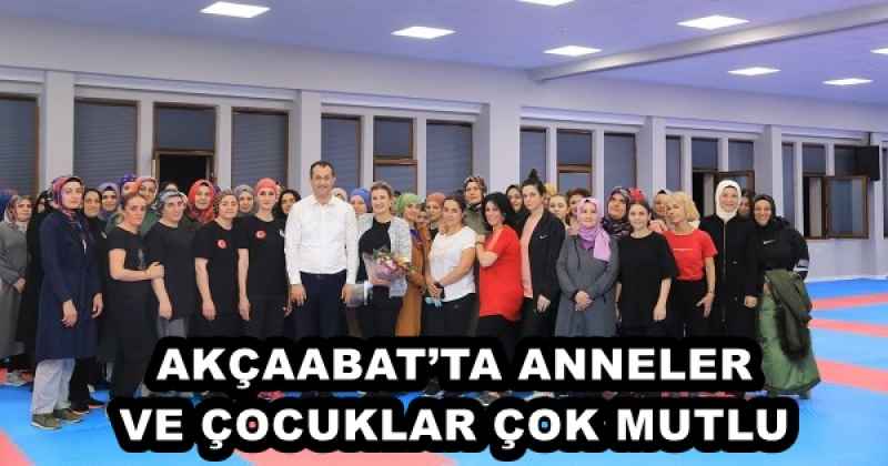 AKÇAABAT’TA ANNELER VE ÇOCUKLAR ÇOK MUTLU