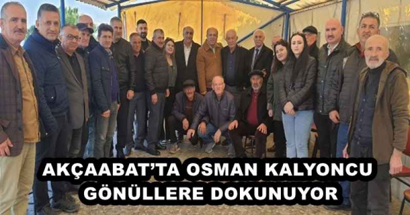 AKÇAABAT’TA OSMAN KALYONCU GÖNÜLLERE DOKUNUYOR