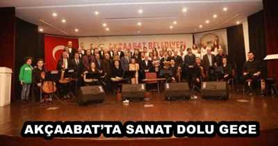 AKÇAABAT’TA SANAT DOLU GECE