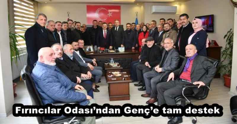 Fırıncılar Odası’ndan Genç’e tam destek