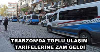 TRABZON’DA TOPLU ULAŞIM TARİFELERİNE MECBURİ DÜZENLEME