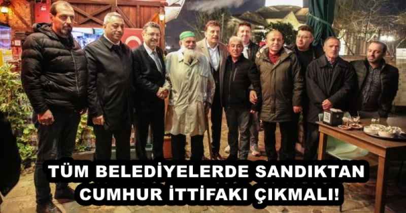 TÜM BELEDİYELERDE SANDIKTAN CUMHUR İTTİFAKI ÇIKMALI!