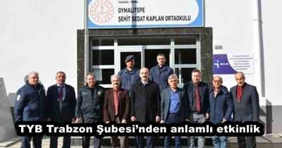 TYB Trabzon Şubesi’nden anlamlı etkinlik