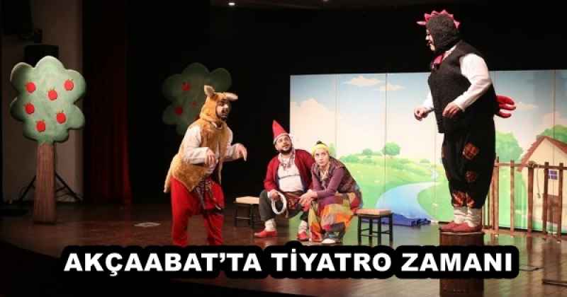 AKÇAABAT’TA TİYATRO ZAMANI