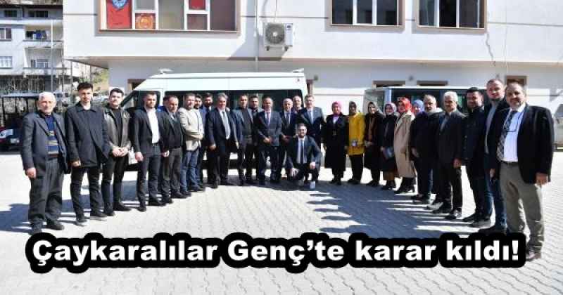 Çaykaralılar Genç’te karar kıldı!