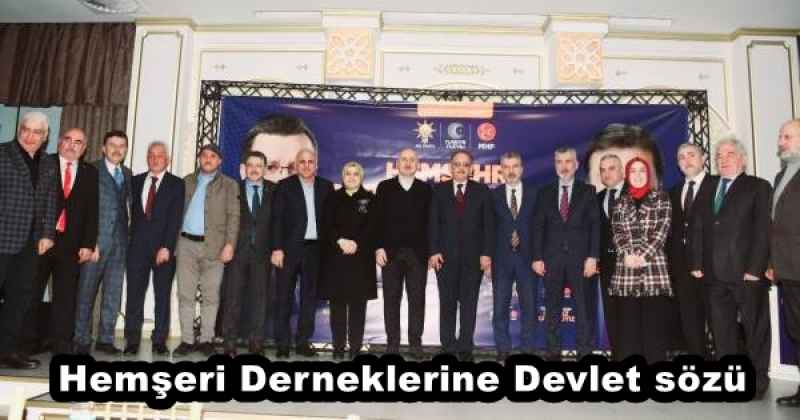 Hemşeri Derneklerine Devlet sözü