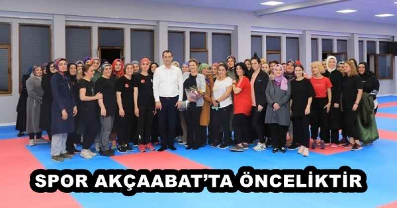 SPOR AKÇAABAT’TA ÖNCELİKTİR