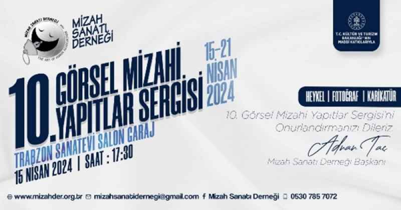 10. Görsel Mizahi Yapıtlar Sergisi açılıyor