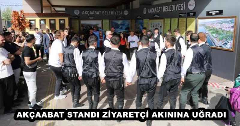 AKÇAABAT STANDI ZİYARETÇİ AKININA UĞRADI 