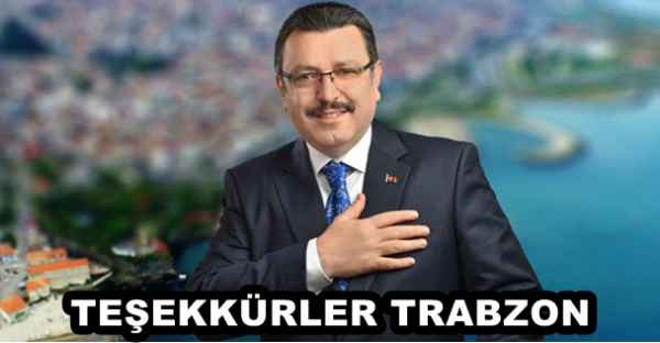 TEŞEKKÜRLER TRABZON 