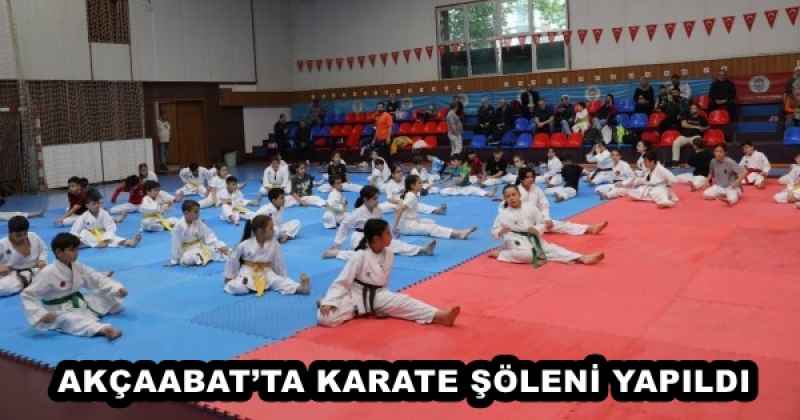 AKÇAABAT’TA KARATE ŞÖLENİ YAPILDI