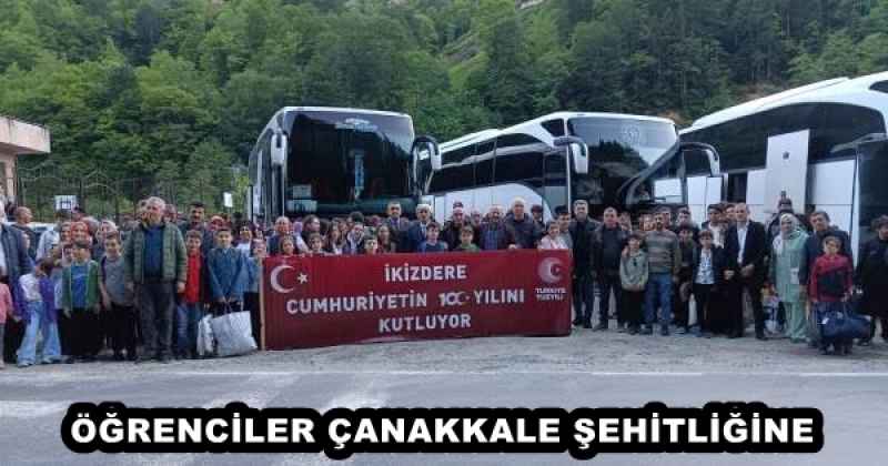 ÖĞRENCİLER ÇANAKKALE ŞEHİTLİĞİNE