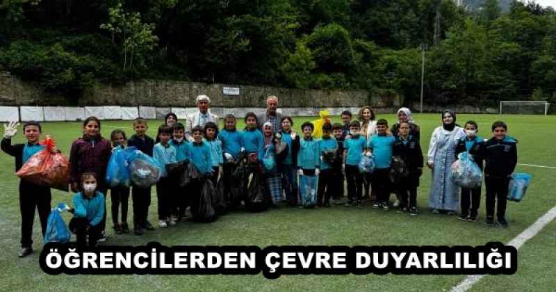 ÖĞRENCİLERDEN ÇEVRE DUYARLILIĞI