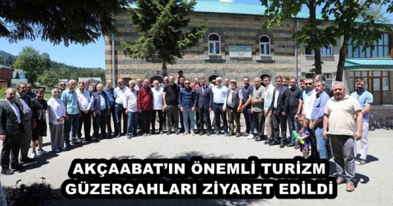 AKÇAABAT’IN ÖNEMLİ TURİZM GÜZERGAHLARI ZİYARET EDİLDİ