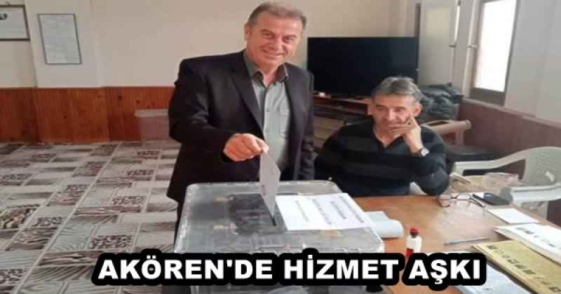 AKÖREN'DE HİZMET AŞKI