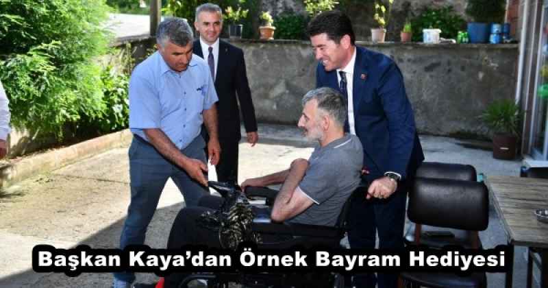 Başkan Kaya’dan Örnek Bayram Hediyesi