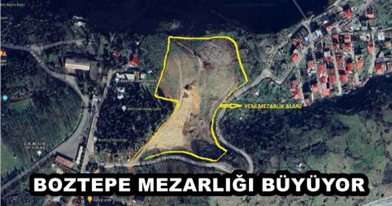 BOZTEPE MEZARLIĞI BÜYÜYOR