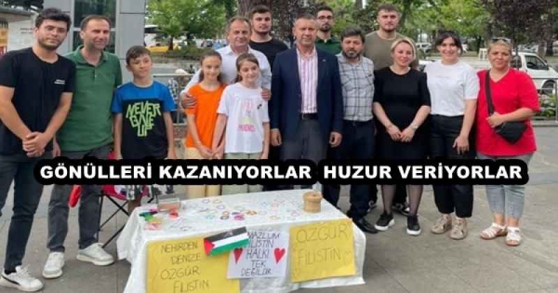 GÖNÜLLERİ KAZANIYORLAR  HUZUR VERİYORLAR