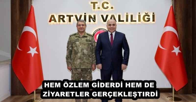 HEM ÖZLEM GİDERDİ HEM DE ZİYARETLER GERÇEKLEŞTIRDİ