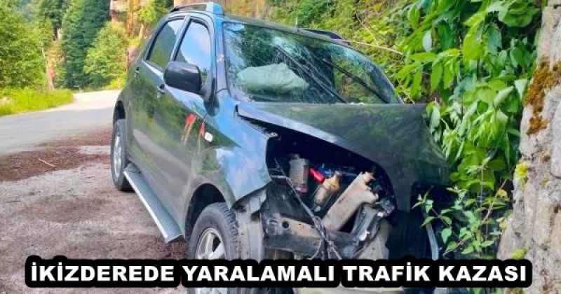 İKİZDEREDE YARALAMALI TRAFİK KAZASI