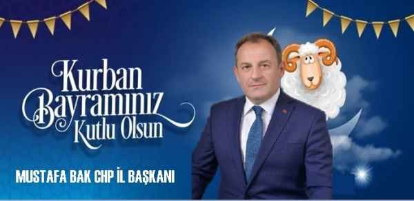 MUSTAFA BAK CHP İL BAŞKANI