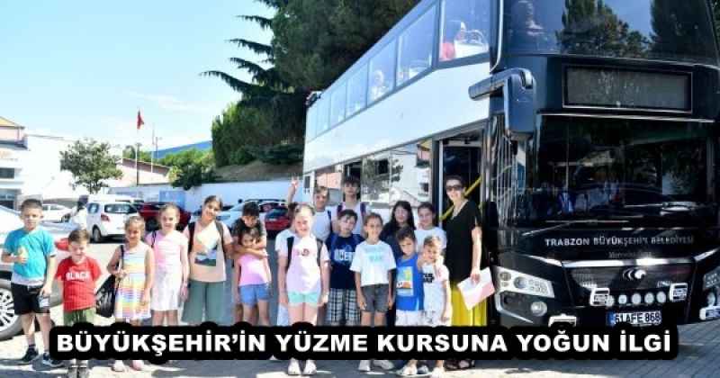 BÜYÜKŞEHİR’İN YÜZME KURSUNA YOĞUN İLGİ