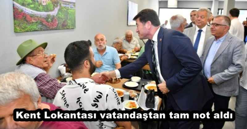 Kent Lokantası vatandaştan tam not aldı 