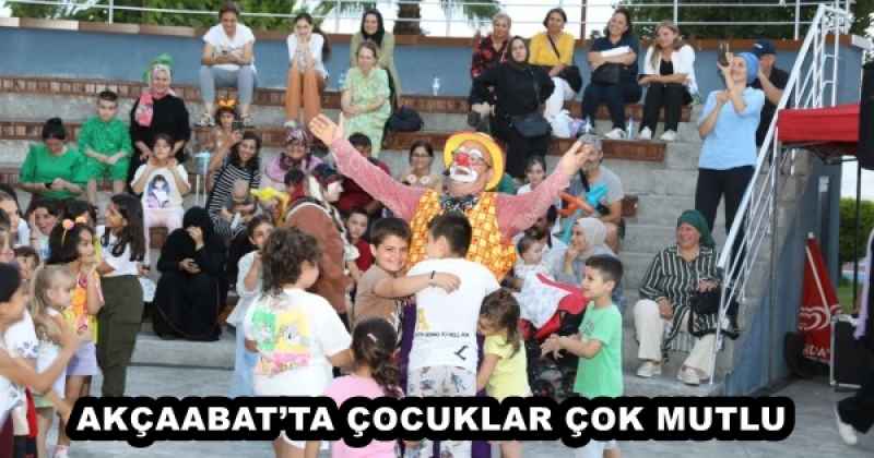 AKÇAABAT’TA ÇOCUKLAR ÇOK MUTLU