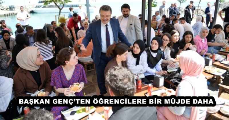 BAŞKAN GENÇ’TEN ÖĞRENCİLERE BİR MÜJDE DAHA