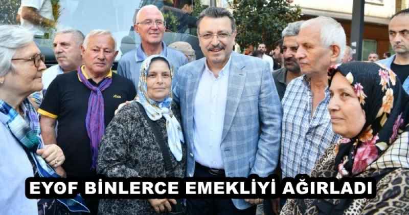 EYOF BİNLERCE EMEKLİYİ AĞIRLADI