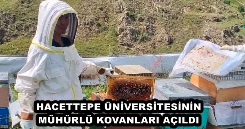 HACETTEPE ÜNİVERSİTESİNİN MÜHÜRLÜ KOVANLARI AÇILDI