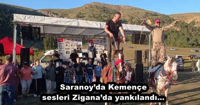 Saranoy’da Kemençe sesleri Zigana’da yankılandı…