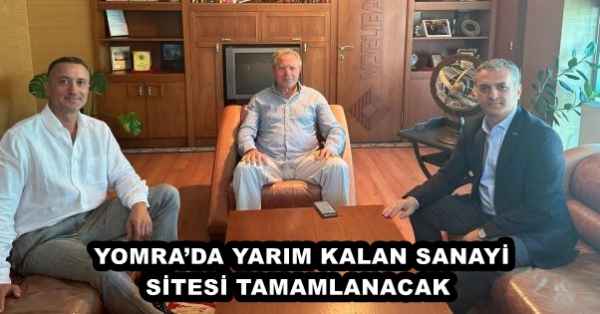 YOMRA’DA YARIM KALAN SANAYİ SİTESİ TAMAMLANACAK 