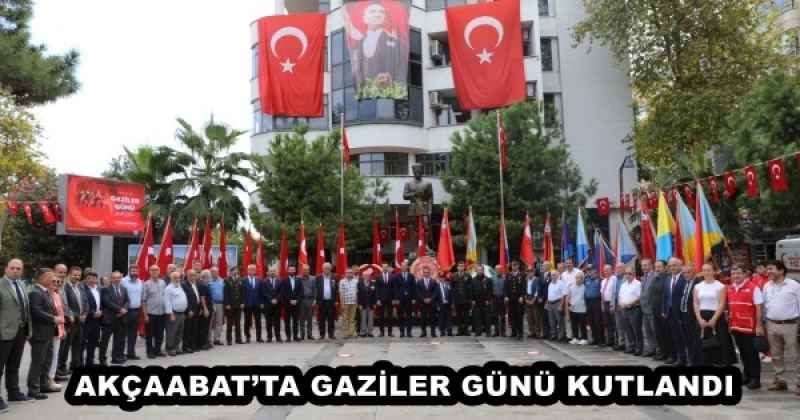 AKÇAABAT’TA GAZİLER GÜNÜ KUTLANDI