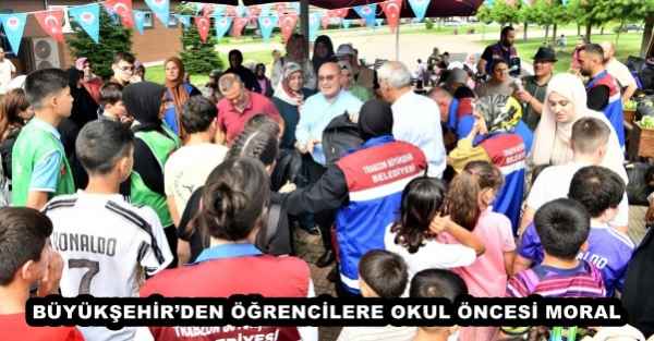 BÜYÜKŞEHİR’DEN ÖĞRENCİLERE OKUL ÖNCESİ MORAL