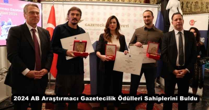 2024 AB Araştırmacı Gazetecilik Ödülleri Sahiplerini Buldu