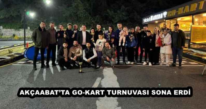 AKÇAABAT’TA GO-KART TURNUVASI SONA ERDİ