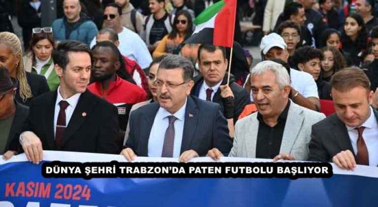 DÜNYA ŞEHRİ TRABZON’DA PATEN FUTBOLU BAŞLIYOR