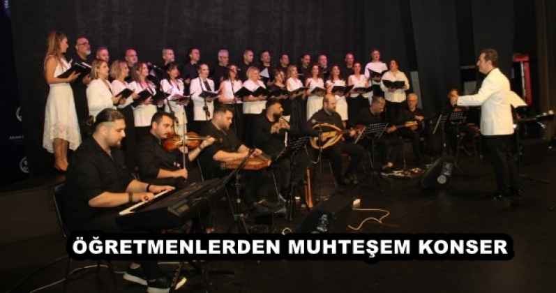 Öğretmenlerden muhteşem konser