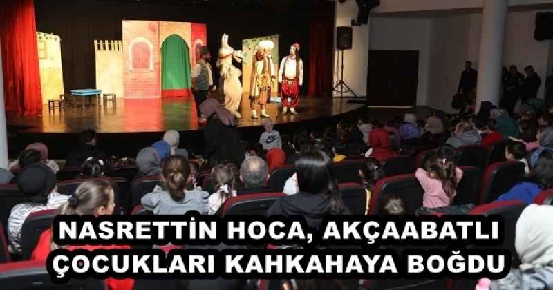 NASRETTİN HOCA, AKÇAABATLI ÇOCUKLARI KAHKAHAYA BOĞDU