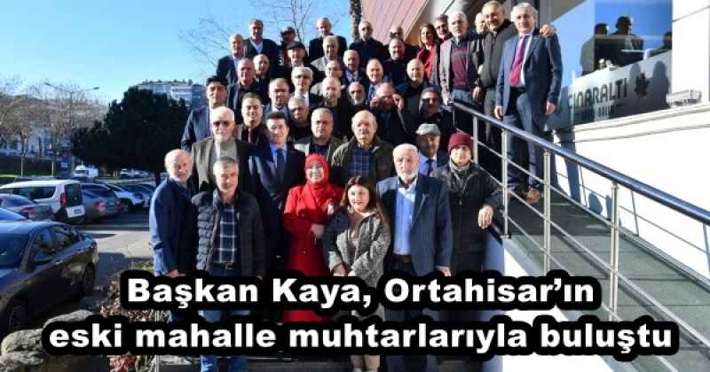 Başkan Kaya, Ortahisar’ın eski mahalle muhtarlarıyla buluştu