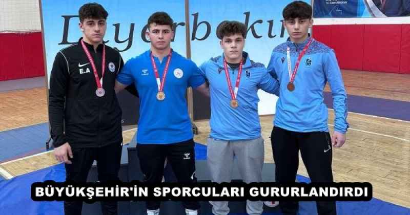 BÜYÜKŞEHİR'İN SPORCULARI GURURLANDIRDI