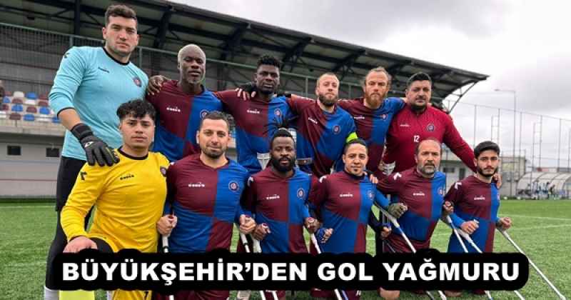 BÜYÜKŞEHİR’DEN GOL YAĞMURU