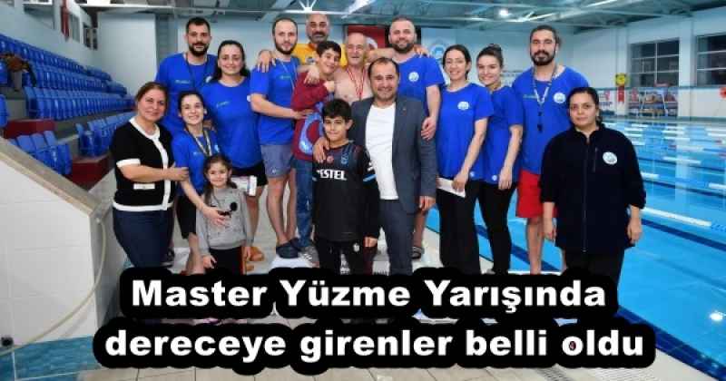 Master Yüzme Yarışında dereceye girenler belli oldu