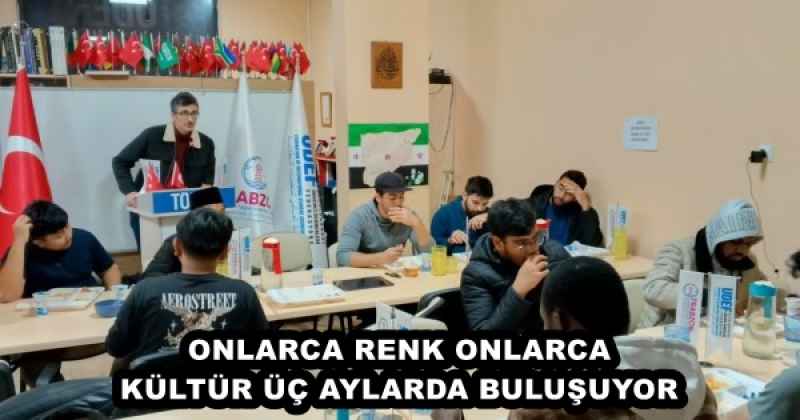 ONLARCA RENK ONLARCA KÜLTÜR ÜÇ AYLARDA BULUŞUYOR