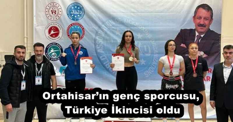 Ortahisar’ın genç sporcusu, Türkiye İkincisi oldu